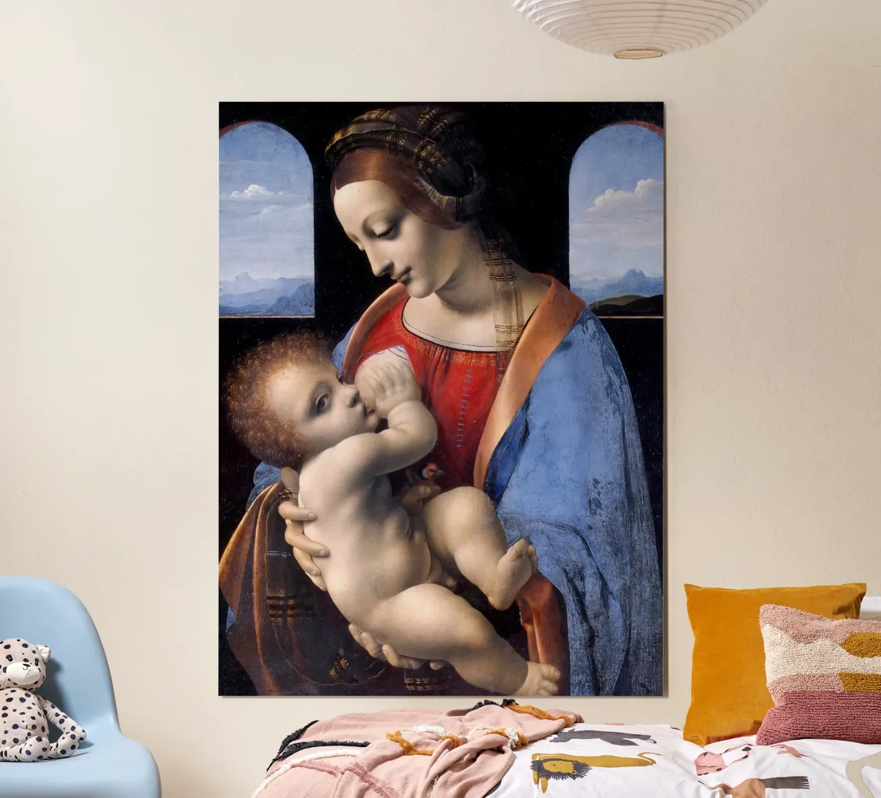 Madonna Litta by Leonardo da Vinci poster da James McIntosh