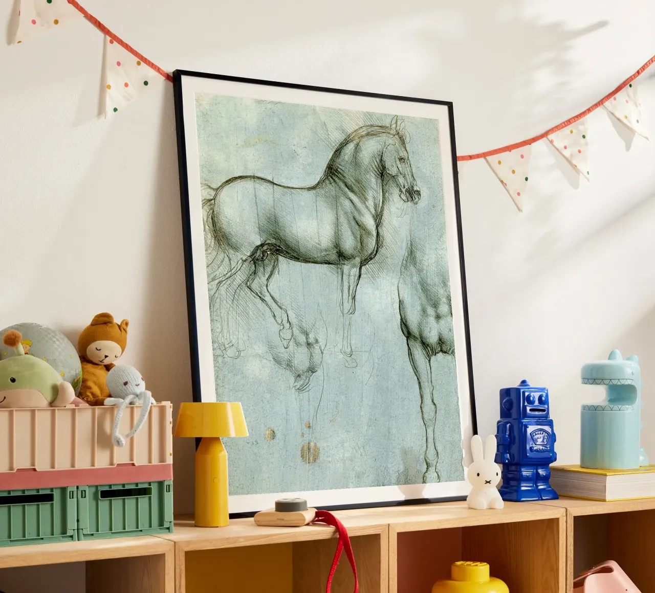 Studi di un cavallo di Leonardo da Vinci poster da James McIntosh