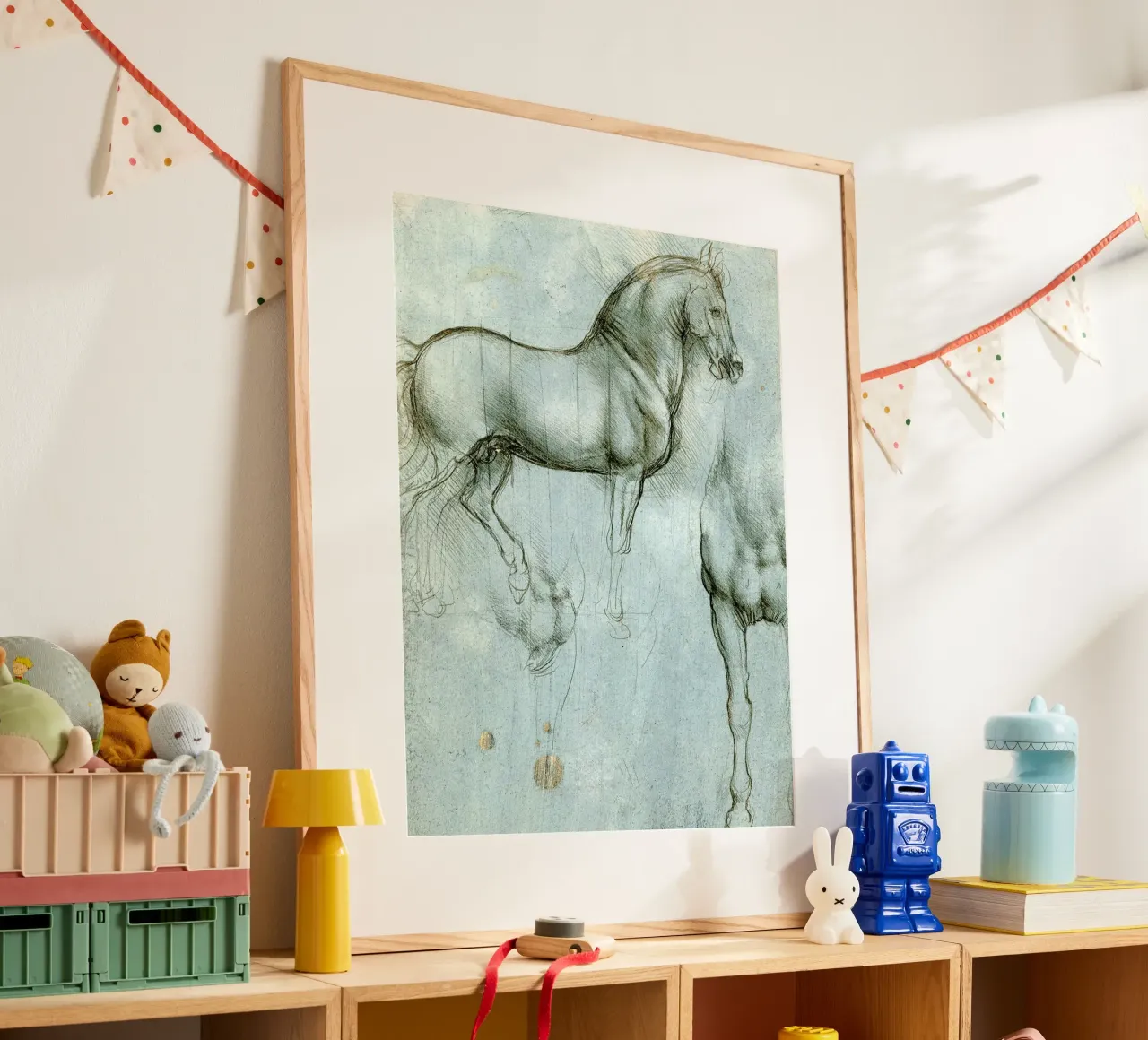Studi di un cavallo di Leonardo da Vinci poster da James McIntosh