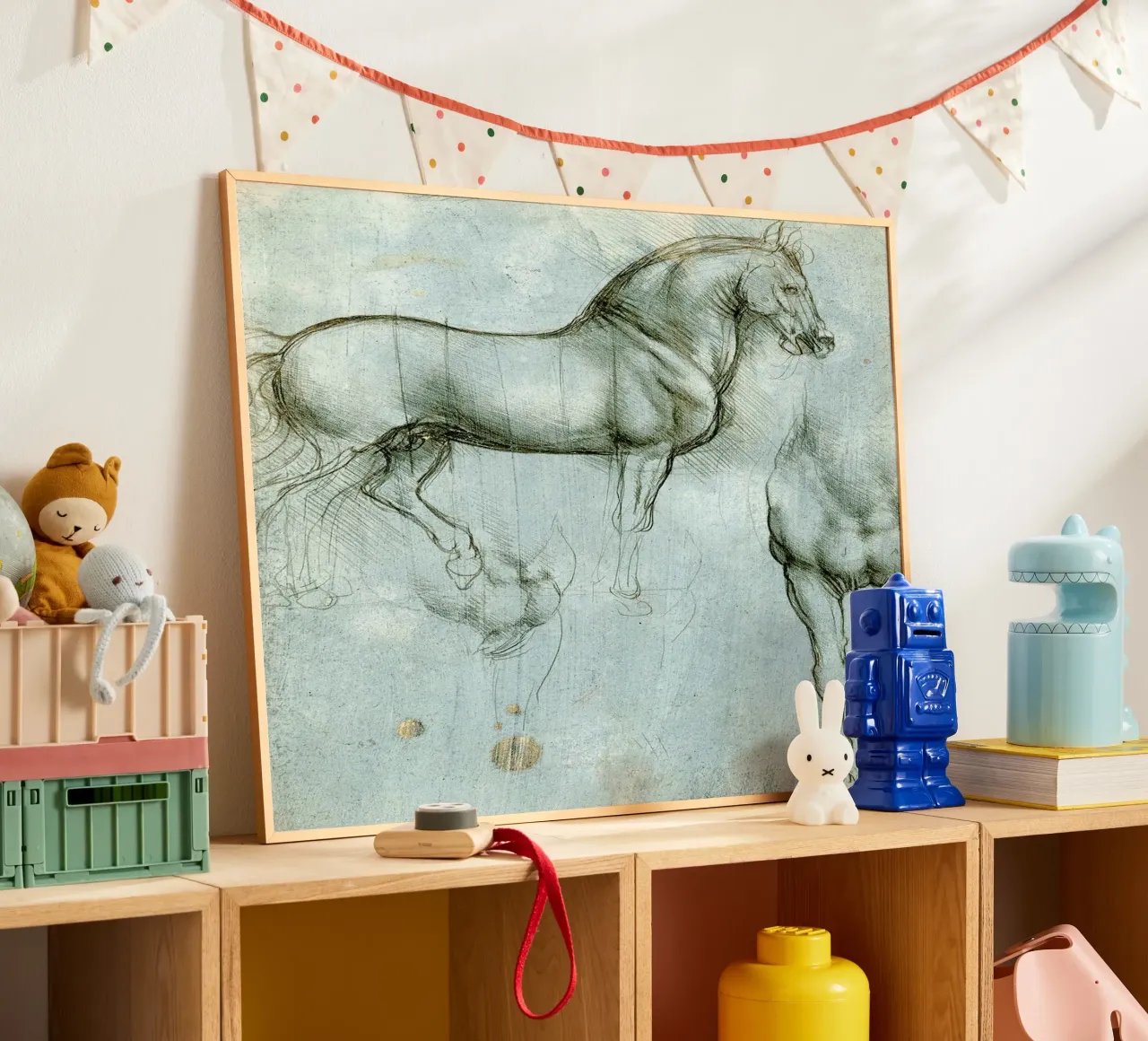 Studi di un cavallo di Leonardo da Vinci poster da James McIntosh
