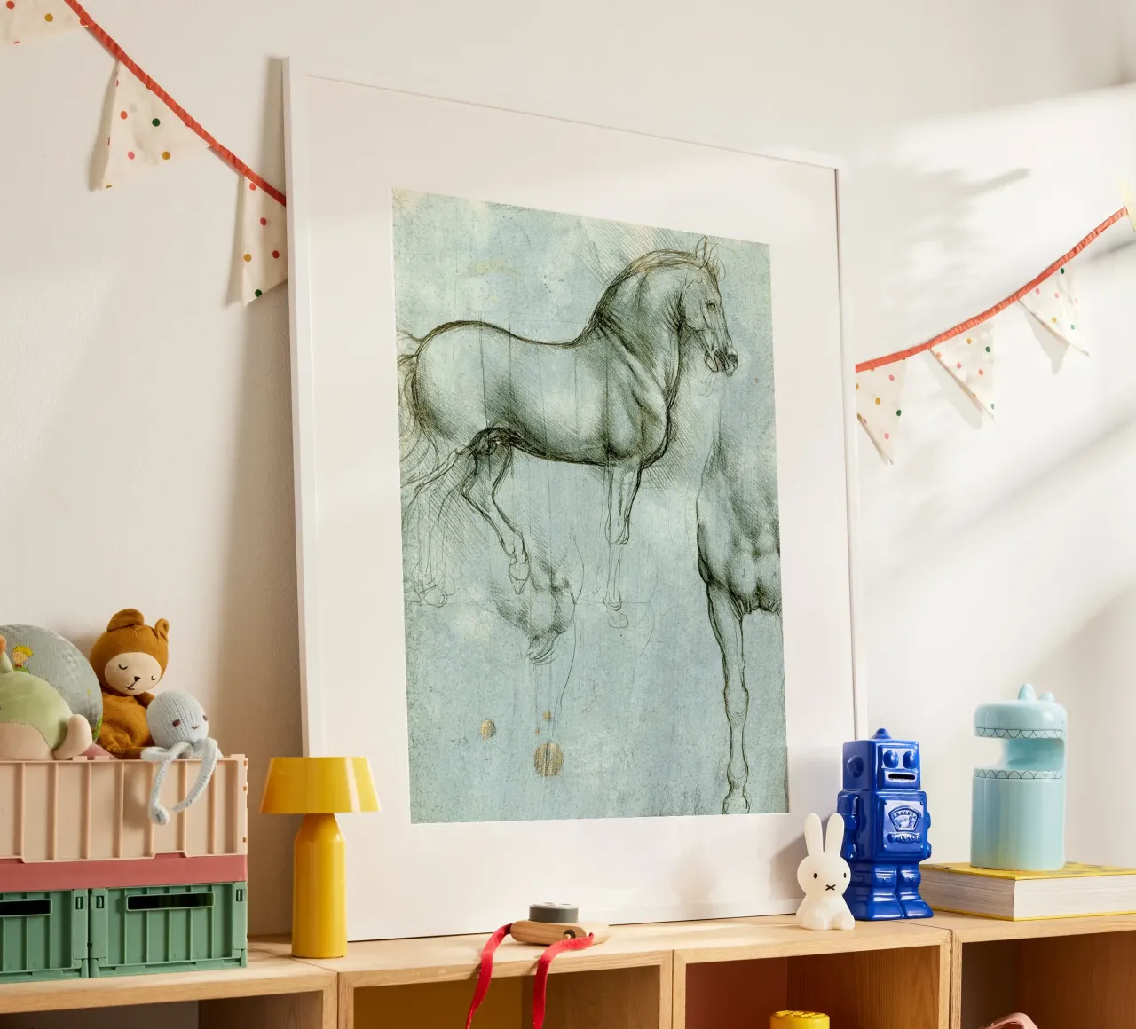 Studi di un cavallo di Leonardo da Vinci poster da James McIntosh