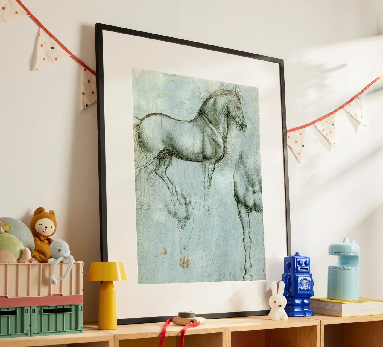 Studi di un cavallo di Leonardo da Vinci poster da James McIntosh