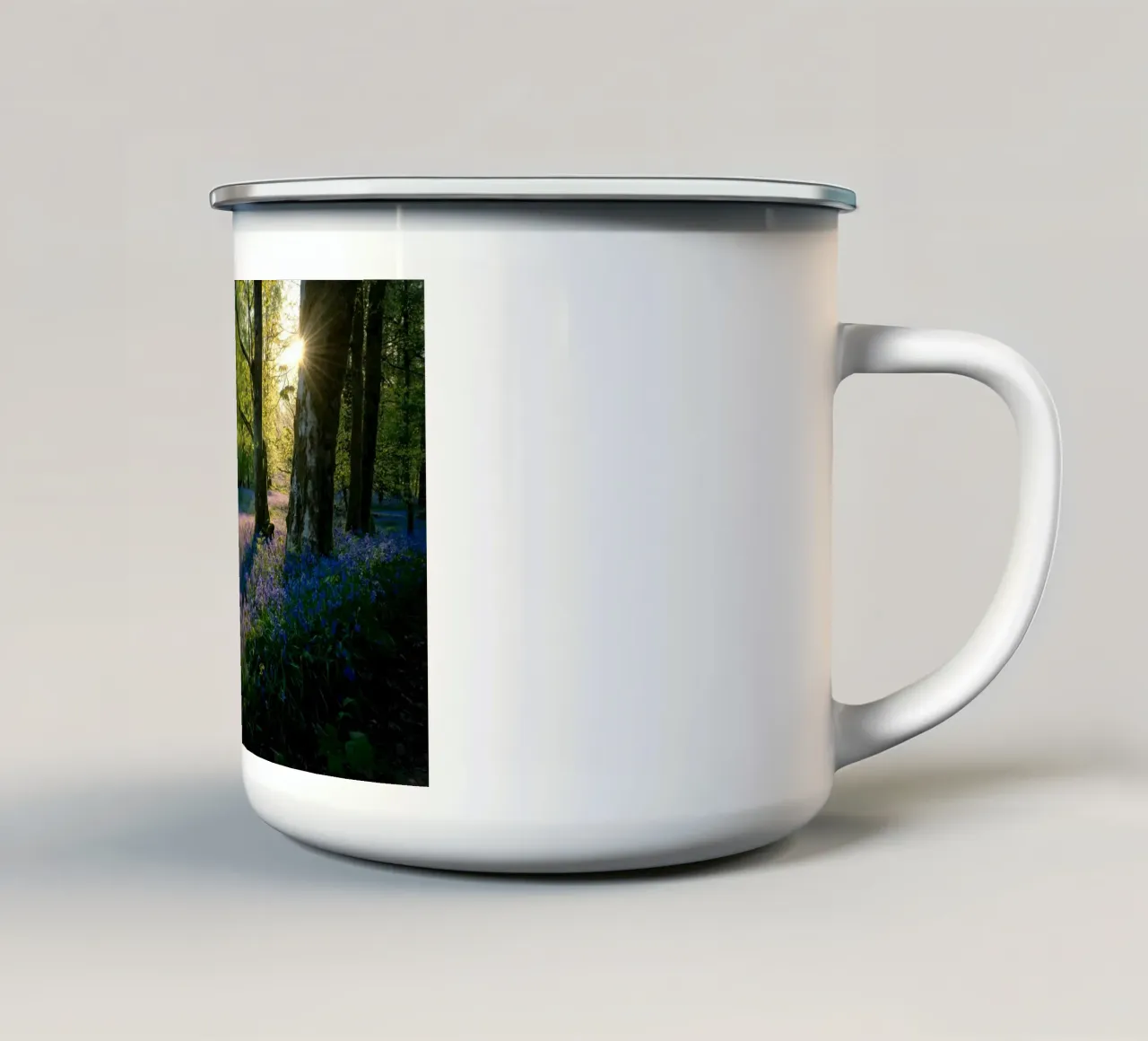Travolti dai più bei campi fioriti del mondo tazza in smalto da Nature's Palette