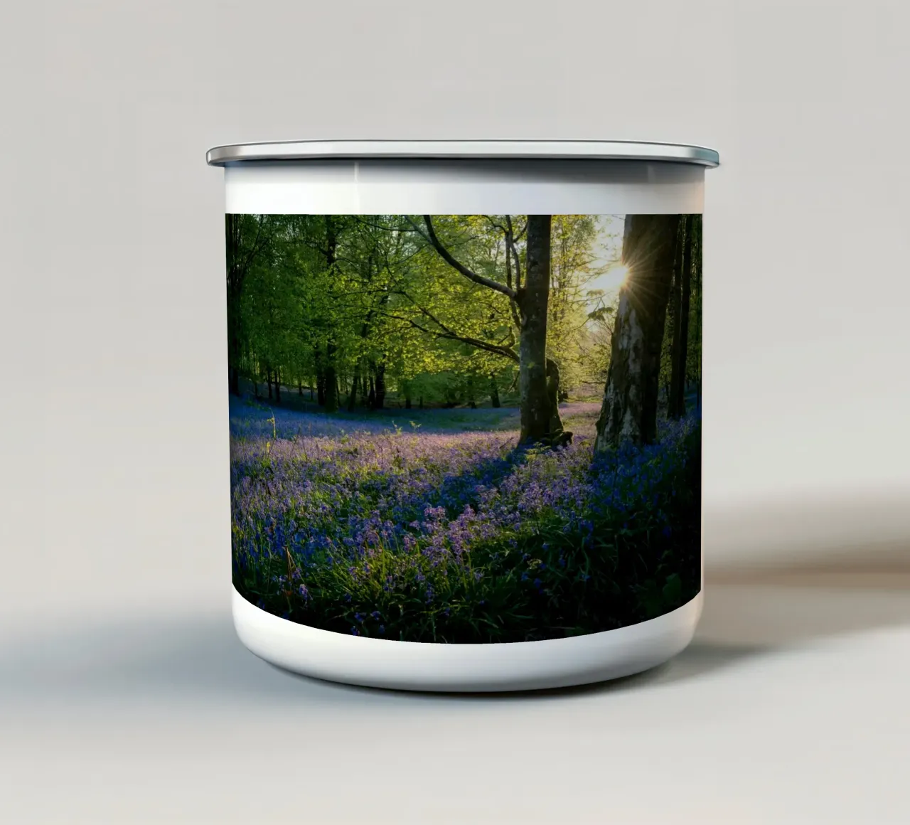 Travolti dai più bei campi fioriti del mondo tazza in smalto da Nature's Palette