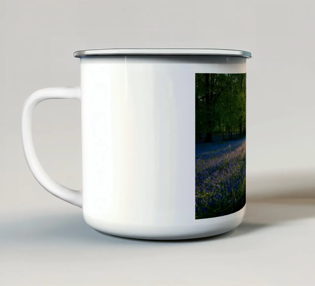 Travolti dai più bei campi fioriti del mondo tazza in smalto da Nature's Palette
