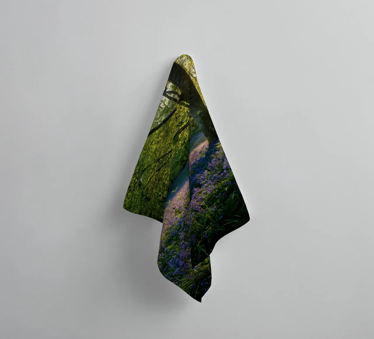 Overwhelmed with the most beautiful flower fields in the wor towel by Nature's Palette