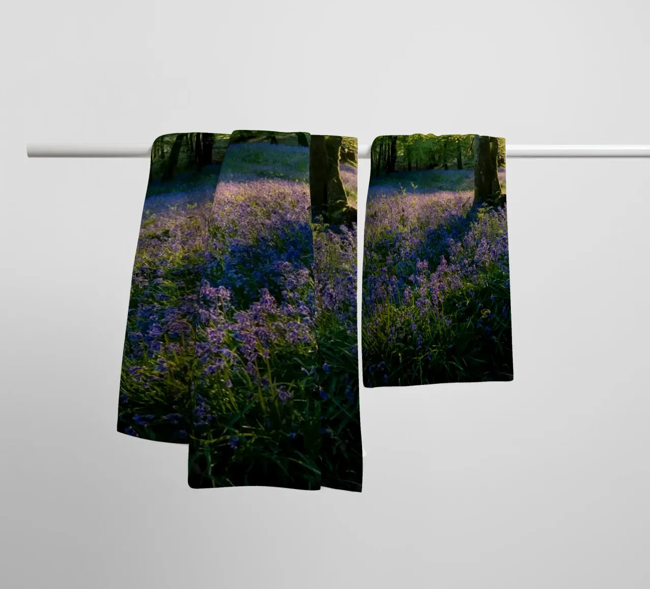 Overwhelmed with the most beautiful flower fields in the wor towel by Nature's Palette