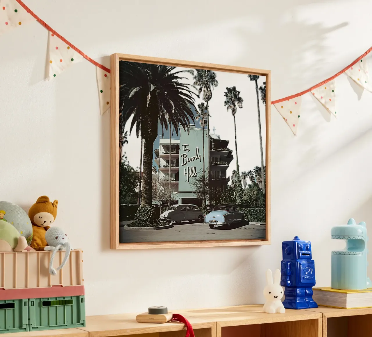 Slim Aarons photo 2 canvas with Floater frame by domherrick1