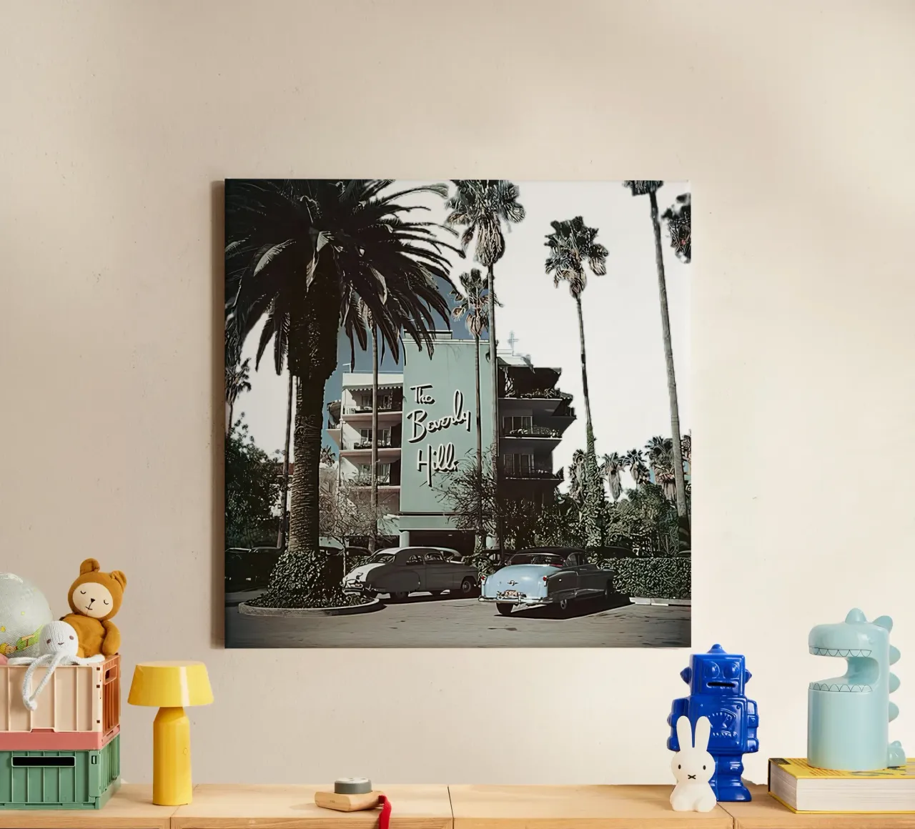 Slim Aarons photo 2 canvas with Floater frame by domherrick1