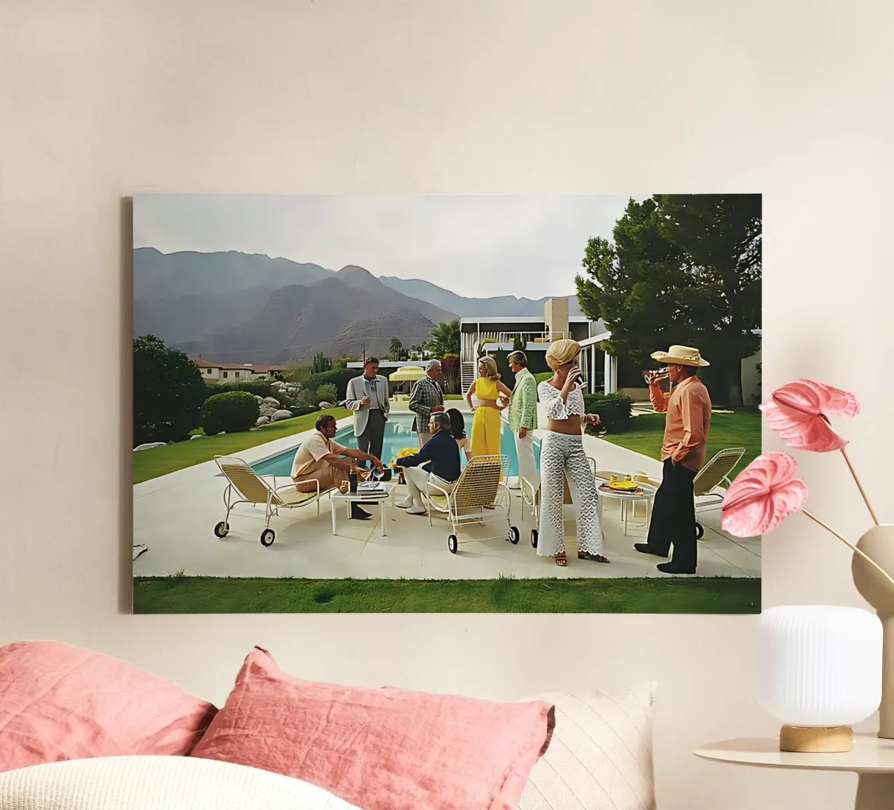 Slim Aarons photo 3 canvas with Floater frame by domherrick1