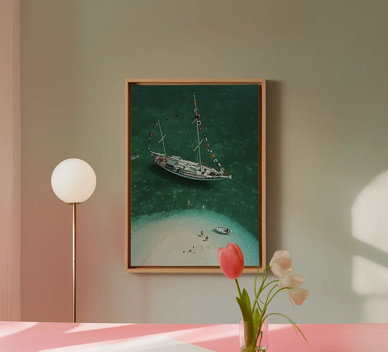 Slim Aarons photo 4 canvas with Floater frame by domherrick1