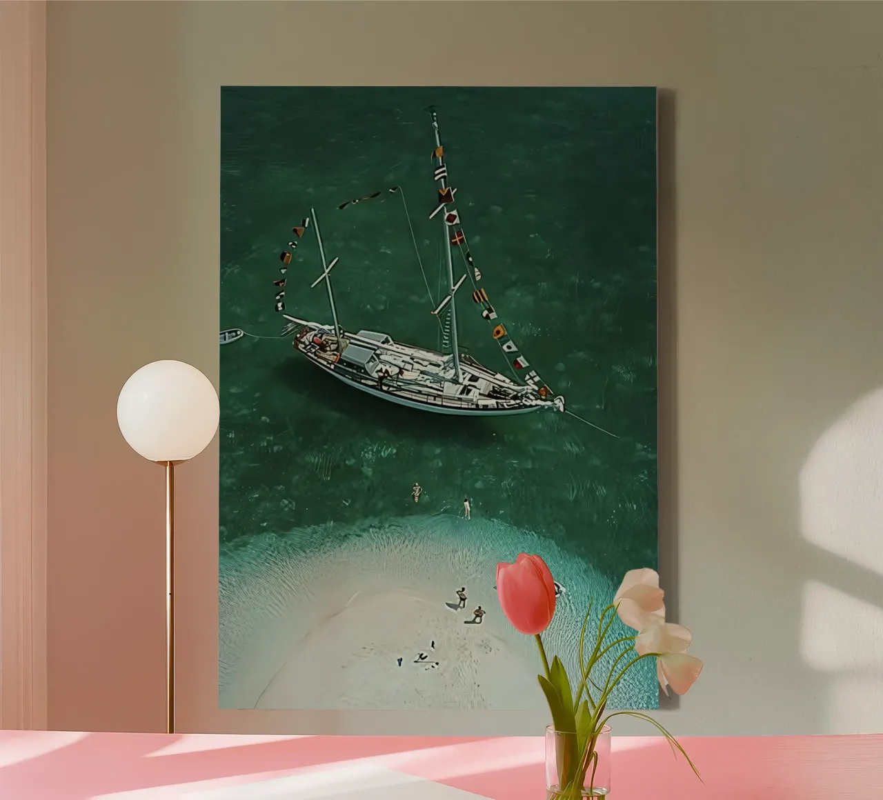 Slim Aarons photo 4 canvas with Floater frame by domherrick1