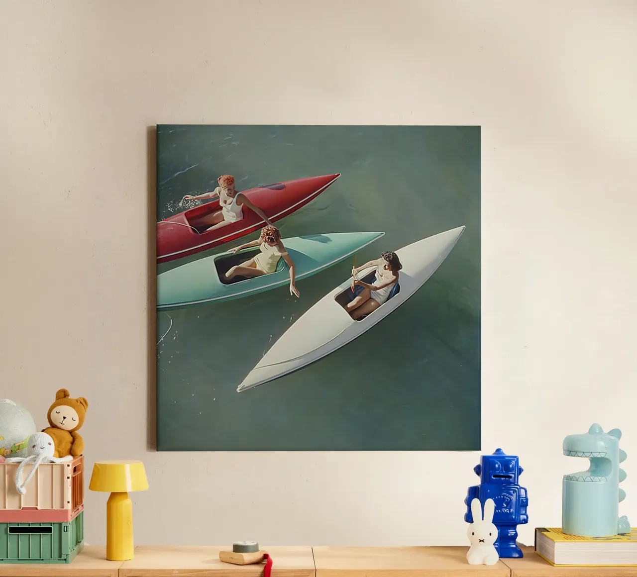 Slim Aarons photo 5 canvas with Floater frame by domherrick1
