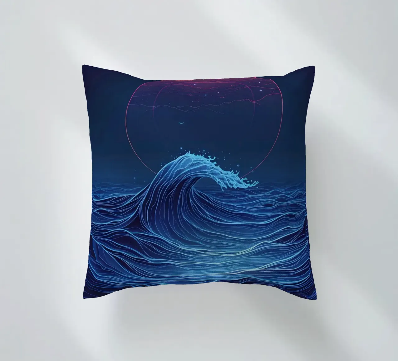 Cosmic Wave cuscino da Mosaic Dialogue
