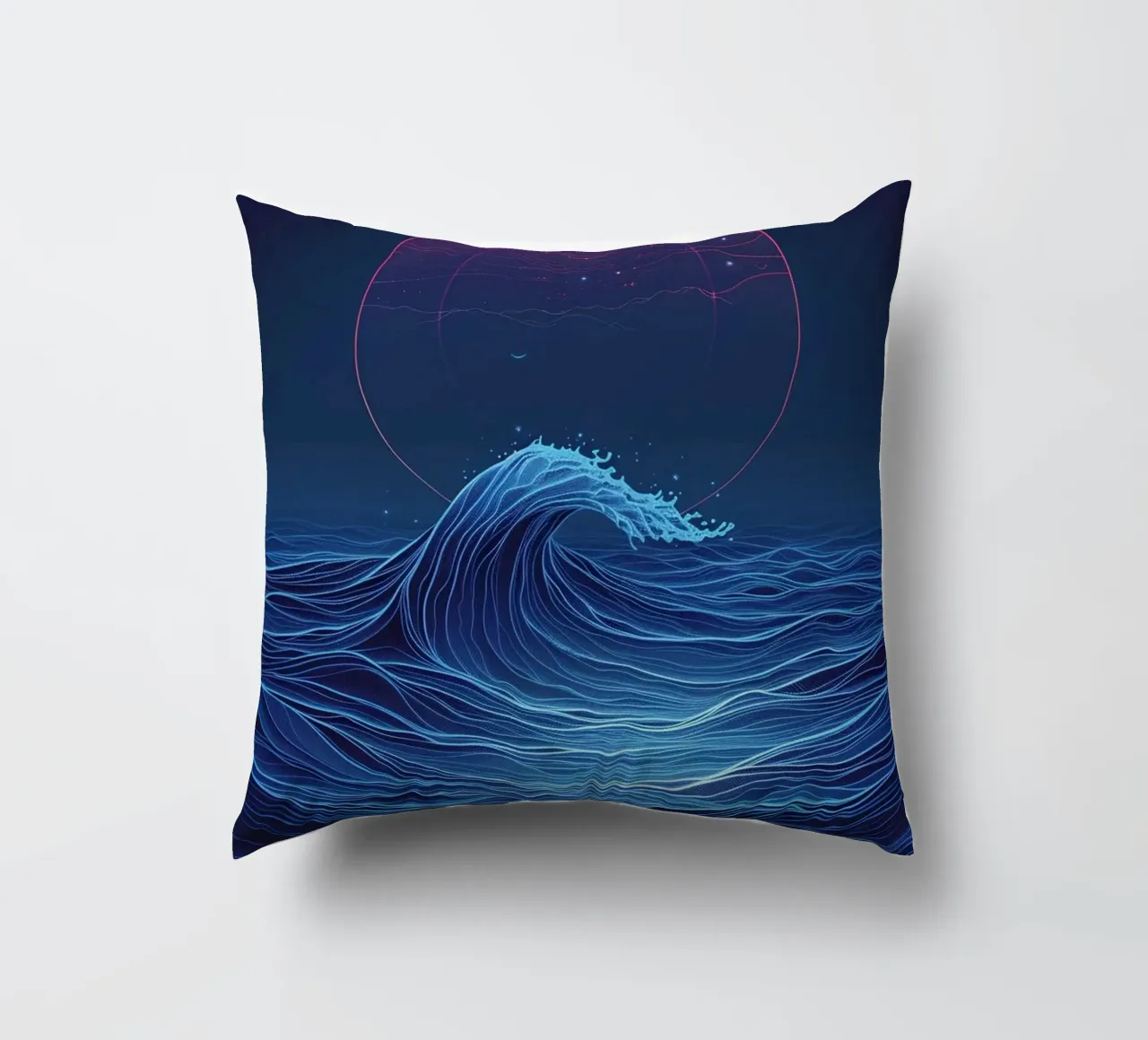 Cosmic Wave cuscino da Mosaic Dialogue