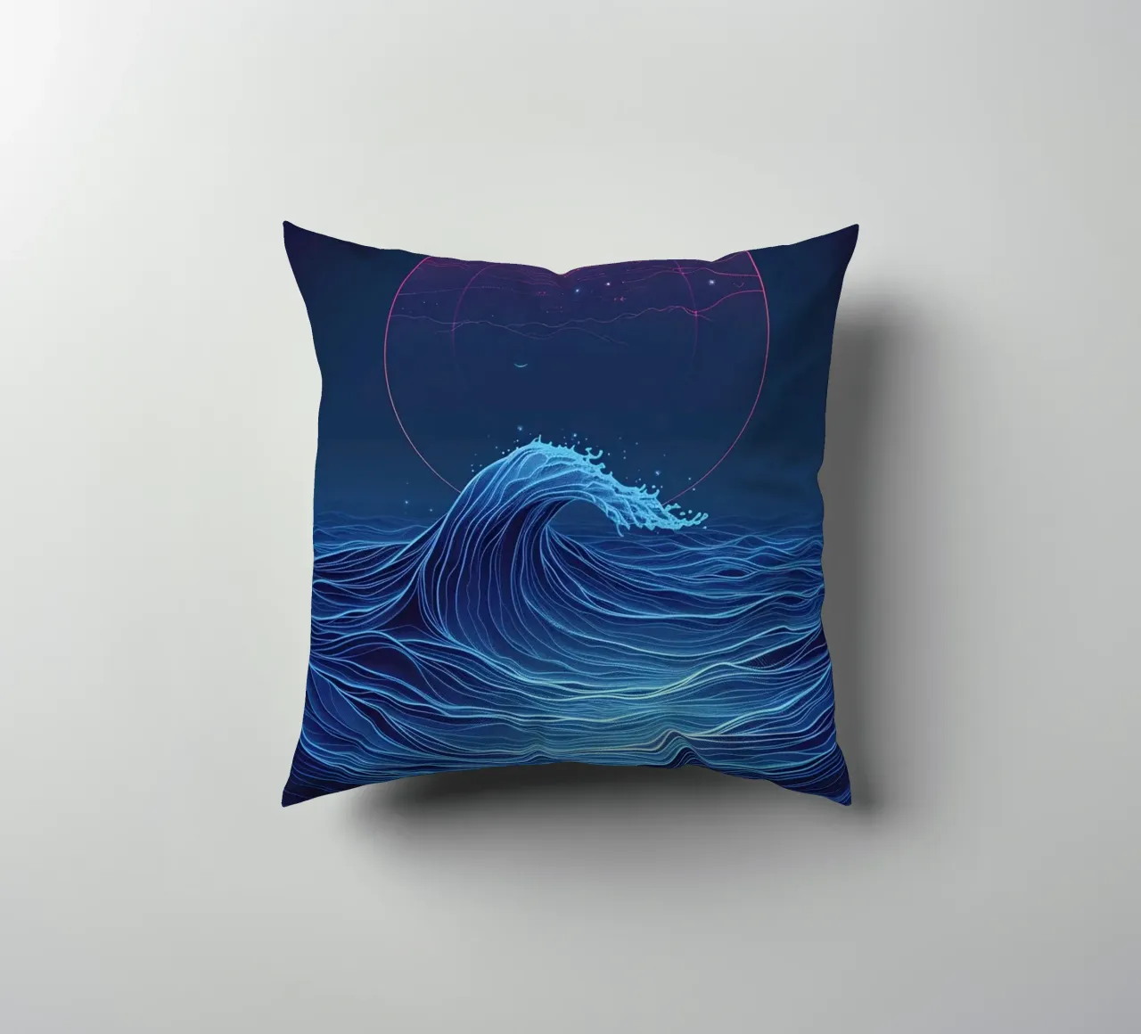 Cosmic Wave cuscino da Mosaic Dialogue