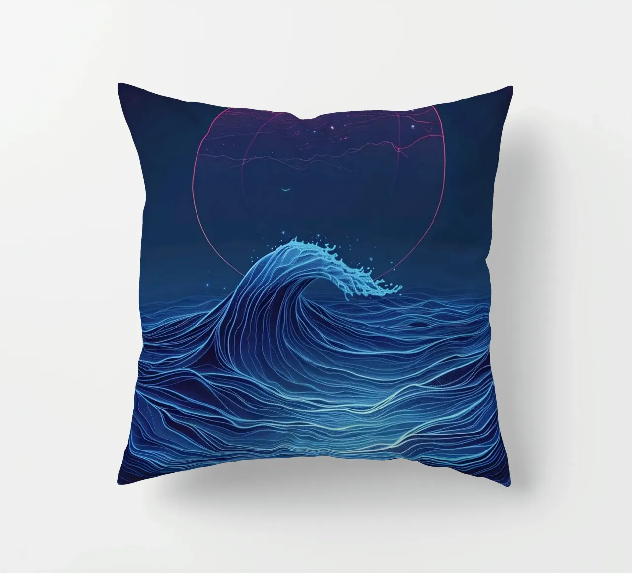 Cosmic Wave cuscino da Mosaic Dialogue