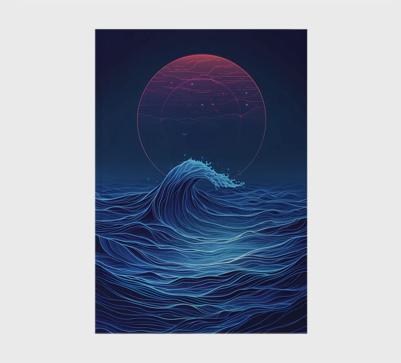 Cosmic Wave notebook by Mosaic Dialogue
