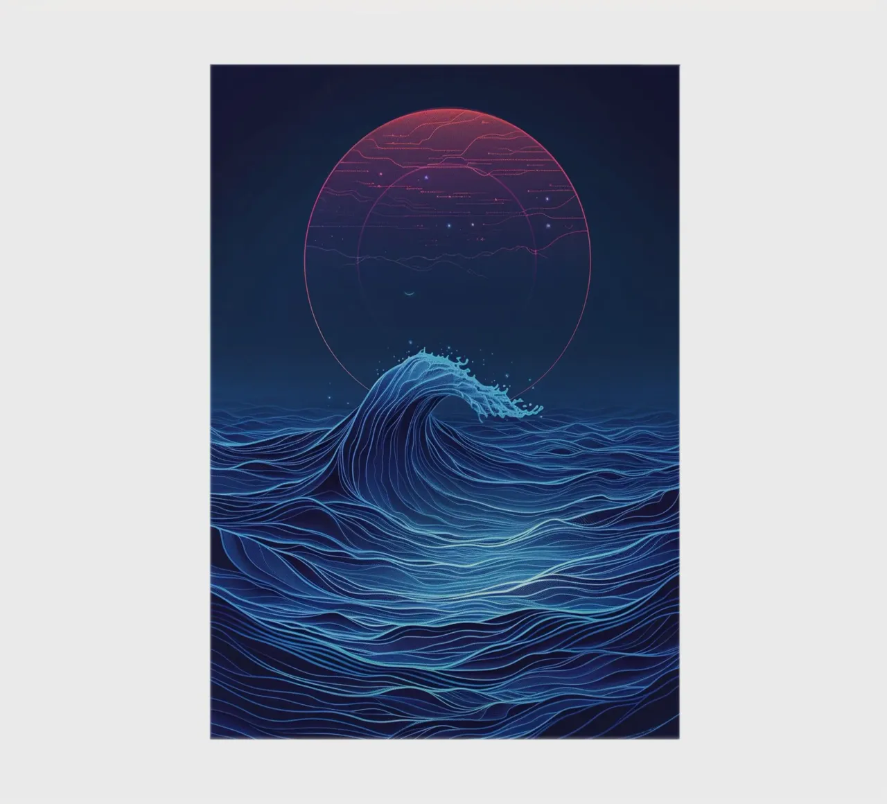 Cosmic Wave notebook by Mosaic Dialogue