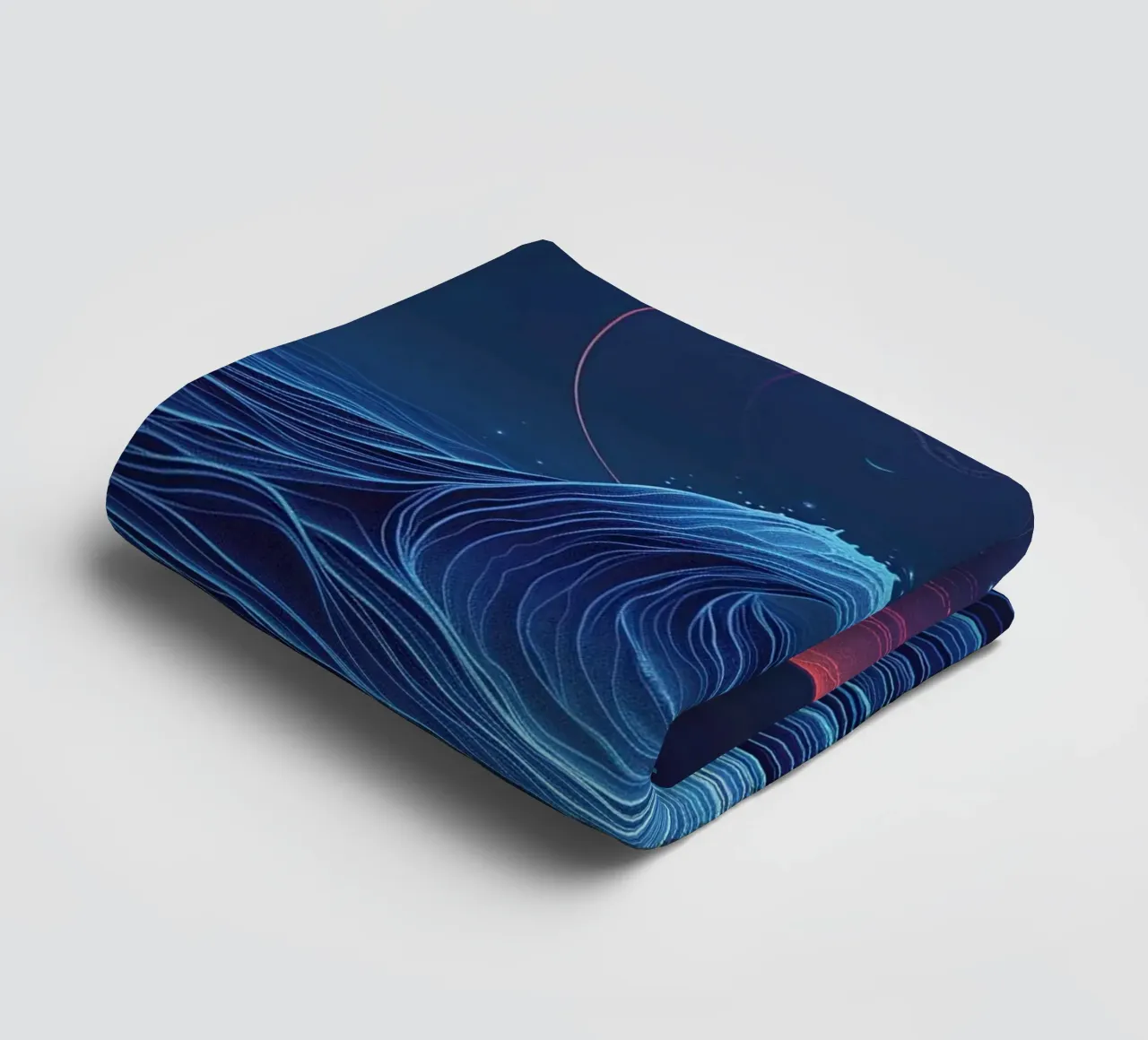 Cosmic Wave asciugamano da bagno da Mosaic Dialogue