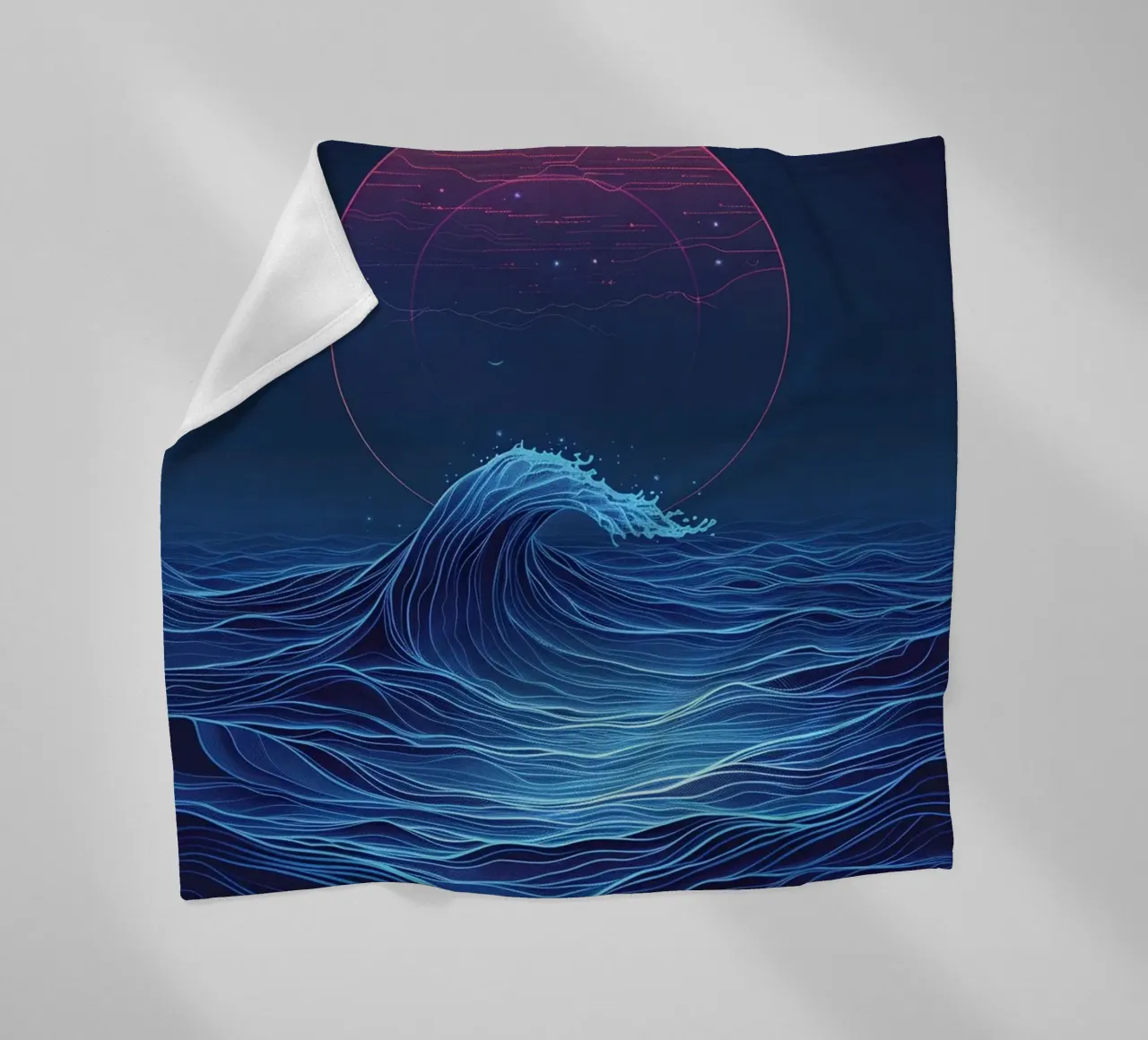 Cosmic Wave coperta in pile da Mosaic Dialogue