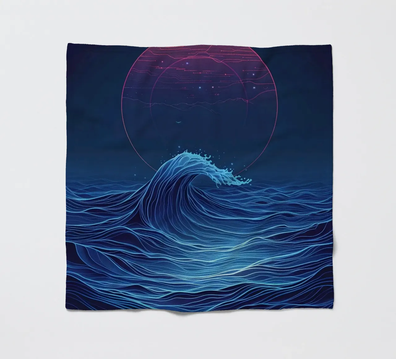 Cosmic Wave coperta in pile da Mosaic Dialogue