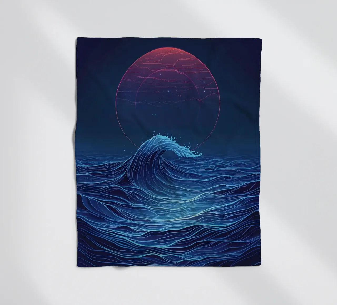 Cosmic Wave coperta in pile da Mosaic Dialogue
