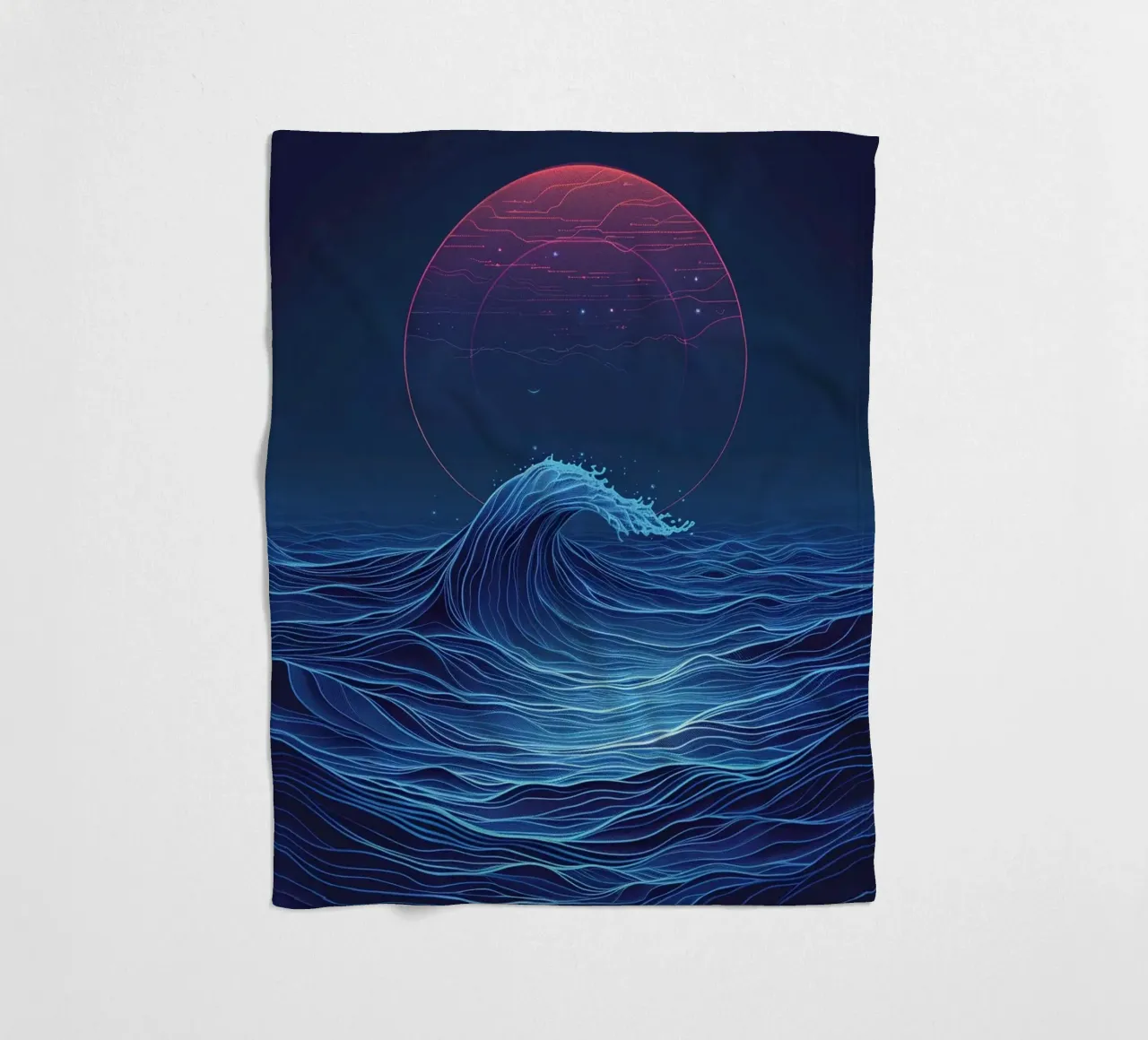 Cosmic Wave coperta in pile da Mosaic Dialogue