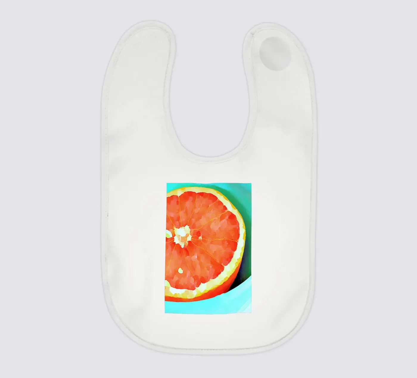 Grapefast baby slabbetje van Xchange Art Studio