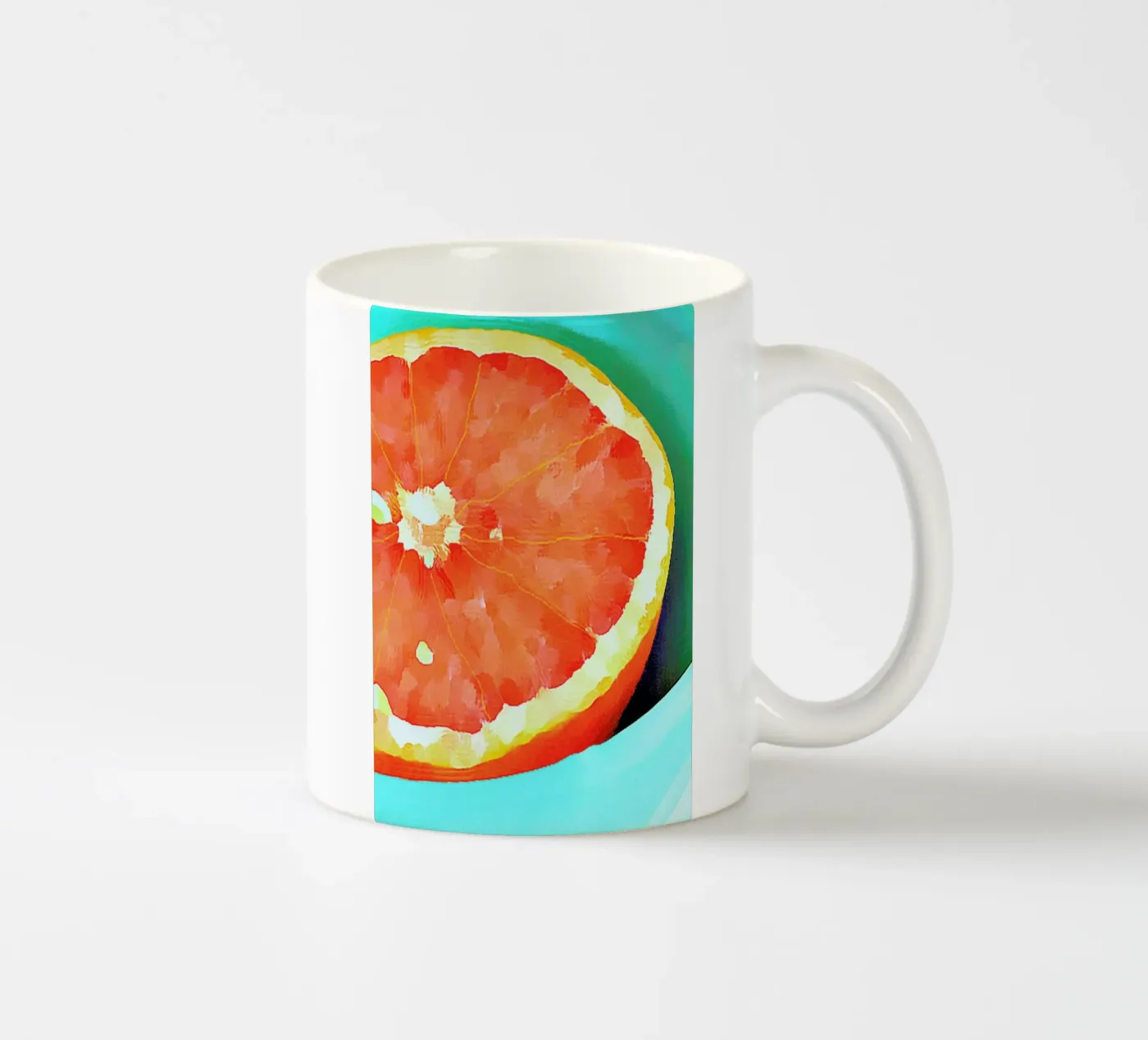Grapefast ceramic mug by Xchange Art Studio