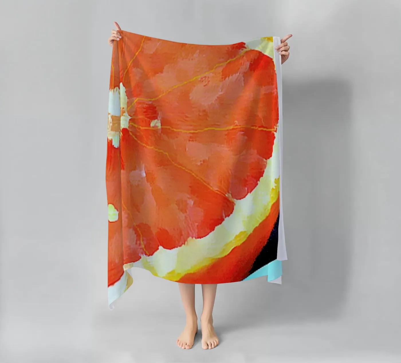 Grapefast strandhanddoek van Xchange Art Studio