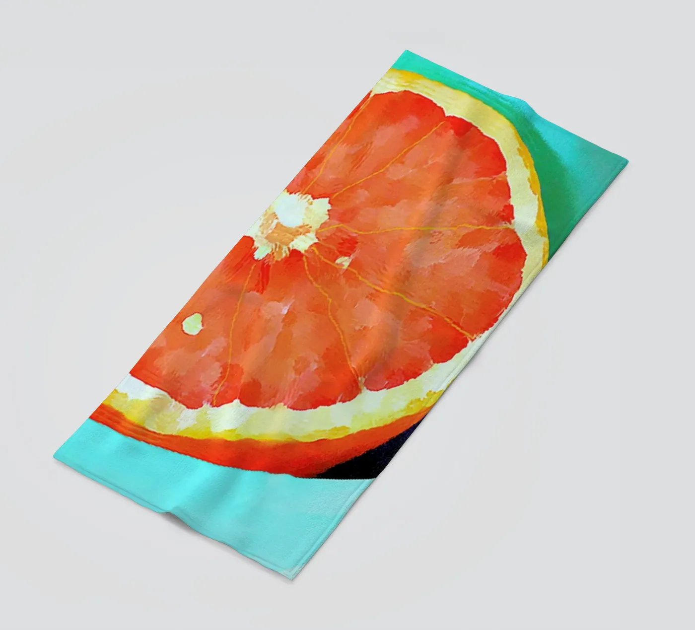 Grapefast beach towel by Xchange Art Studio