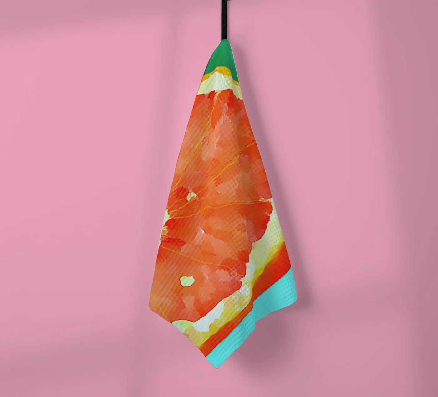 Grapefast tea towel by Xchange Art Studio