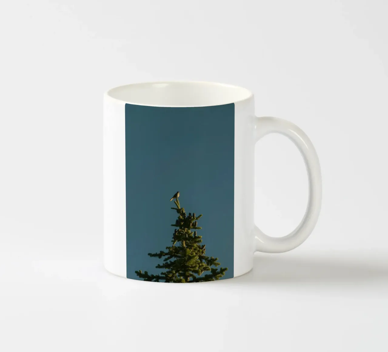 pine tree ceramic mug by Earthly Visions