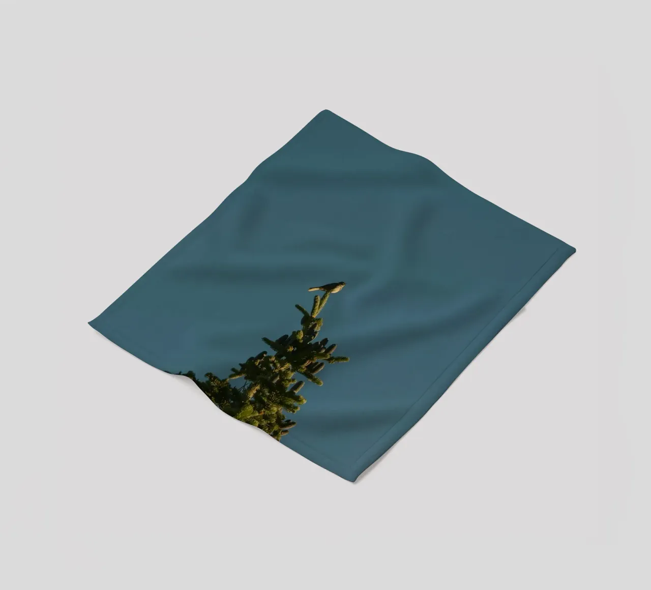 pine tree fleecedeken van Earthly Visions