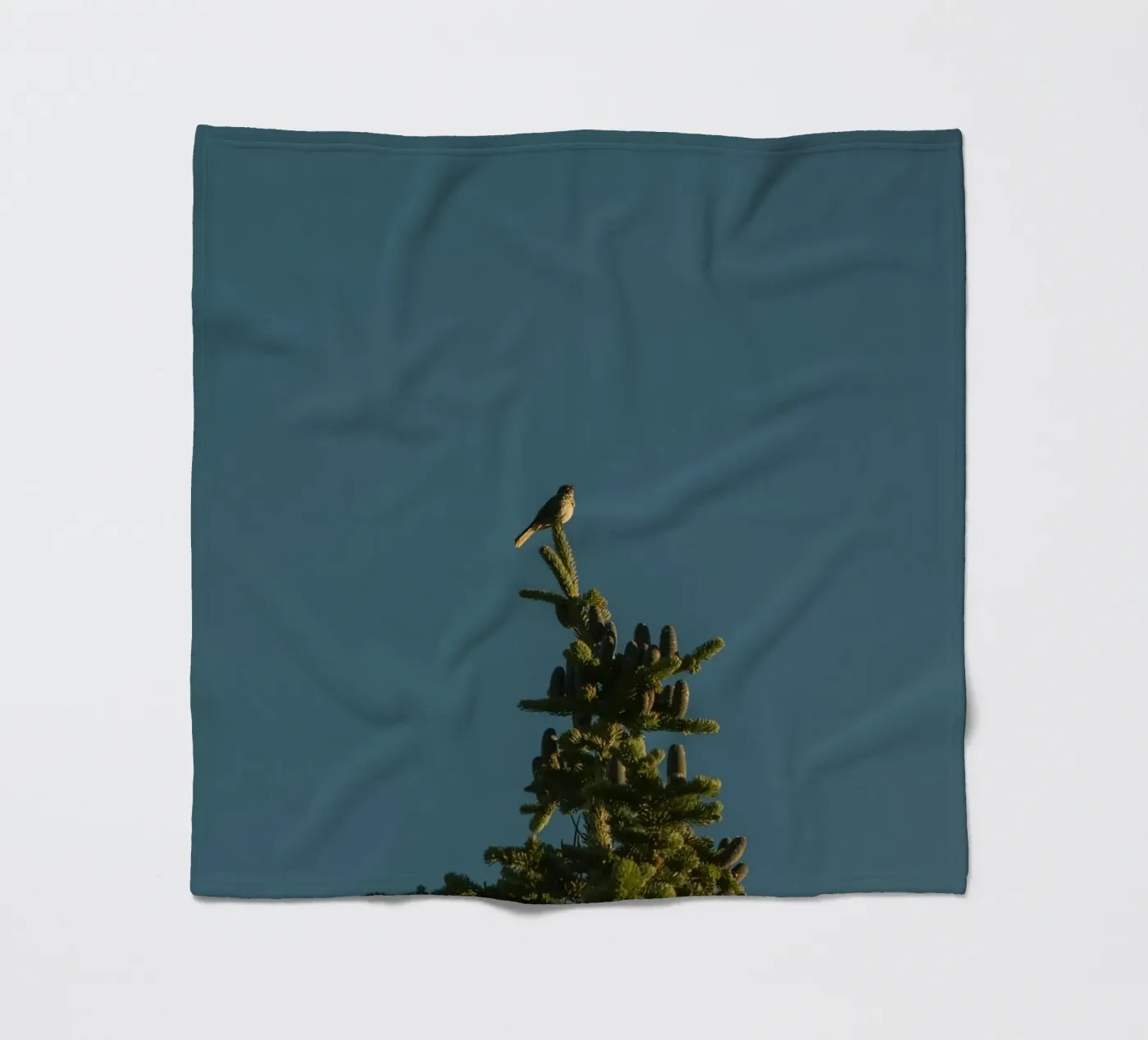 pine tree fleecedeken van Earthly Visions