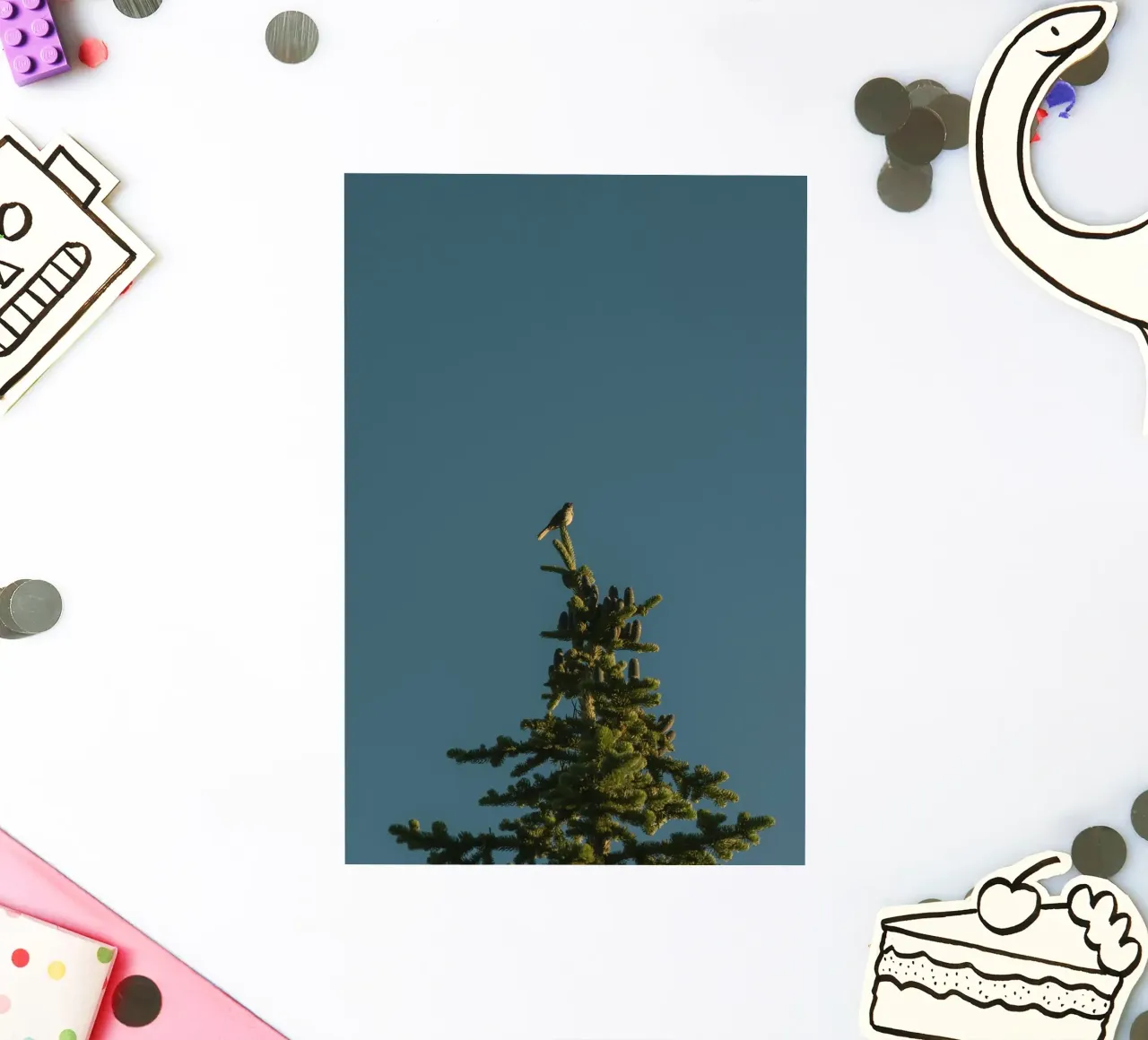 pine tree sticker by Earthly Visions