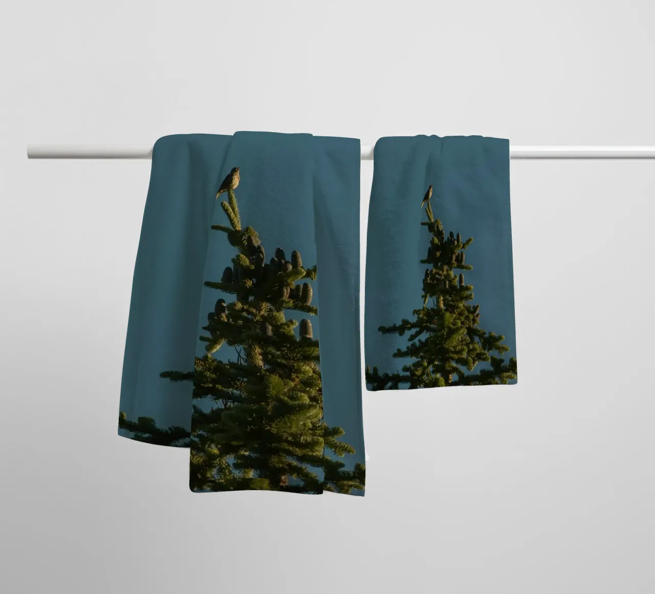 pine tree towel by Earthly Visions