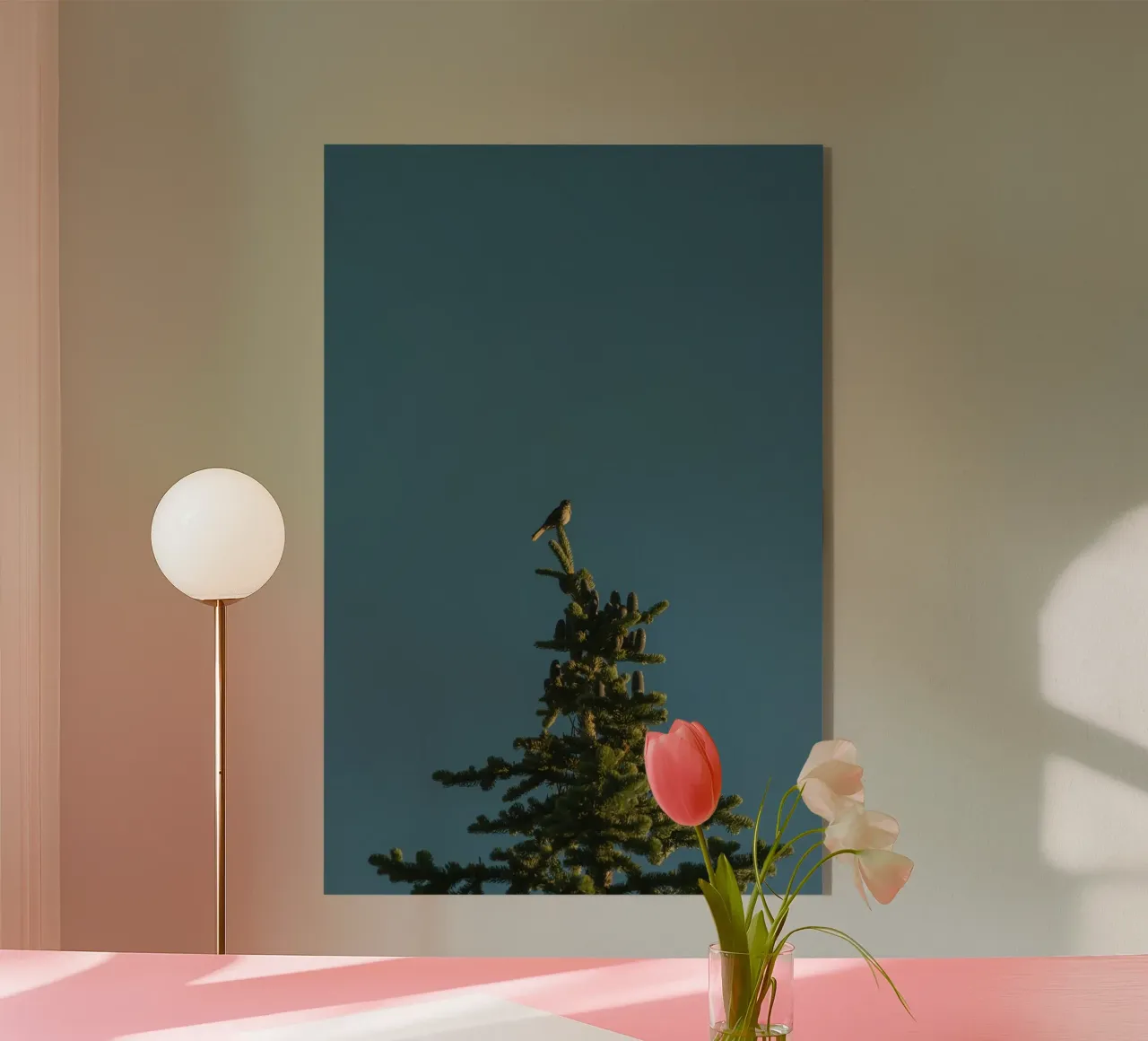 pine tree acrylic glass by Earthly Visions