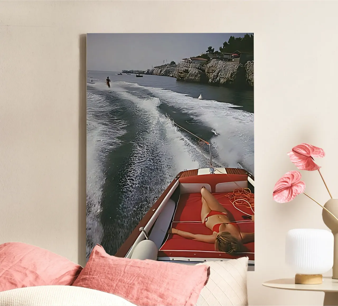 Sim Aarons photo 7 canvas with Floater frame by domherrick1