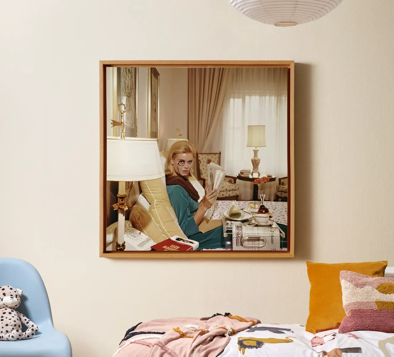 Slim Aarons photo 8 canvas with Floater frame by domherrick1