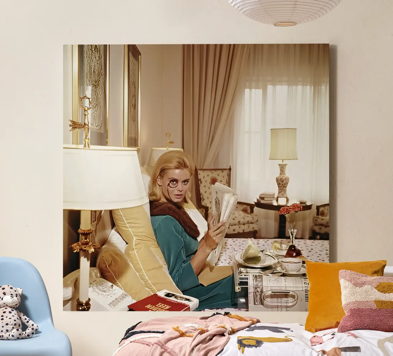 Slim Aarons photo 8 canvas with Floater frame by domherrick1