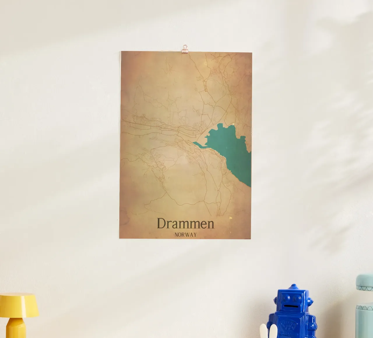 Drammen NORWAY poster da WorldPrint