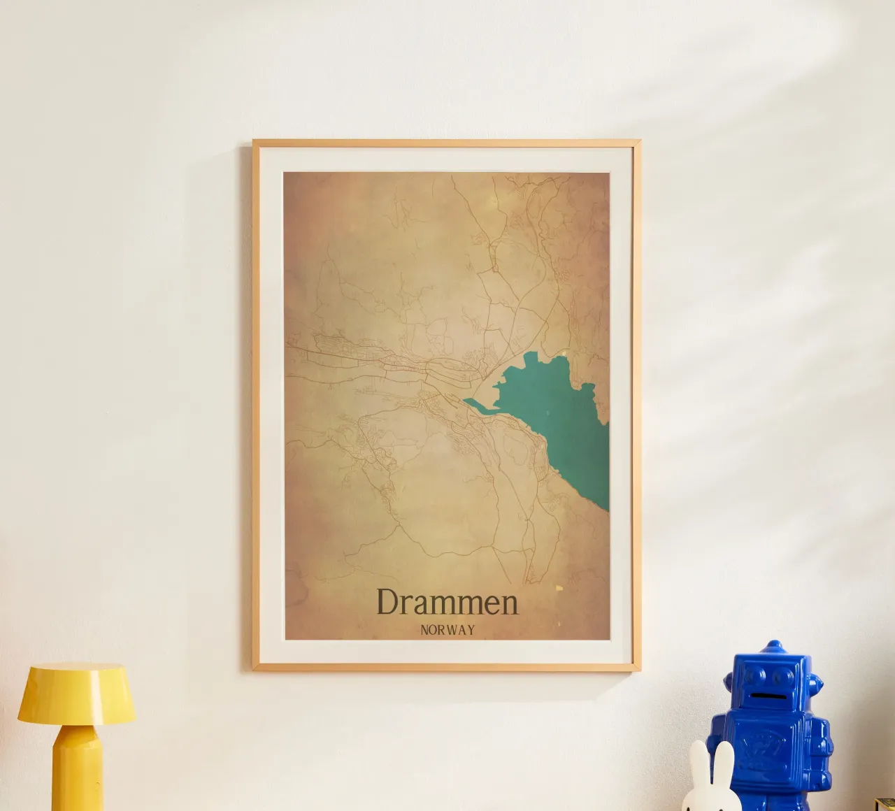 Drammen NORWAY poster da WorldPrint