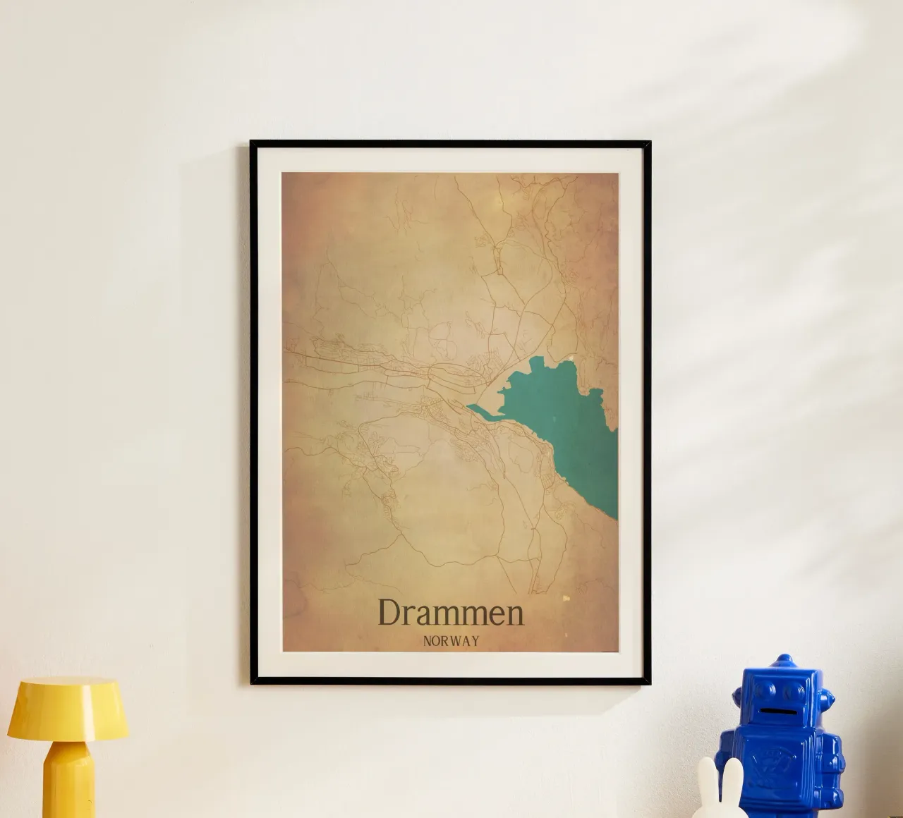 Drammen NORWAY poster da WorldPrint