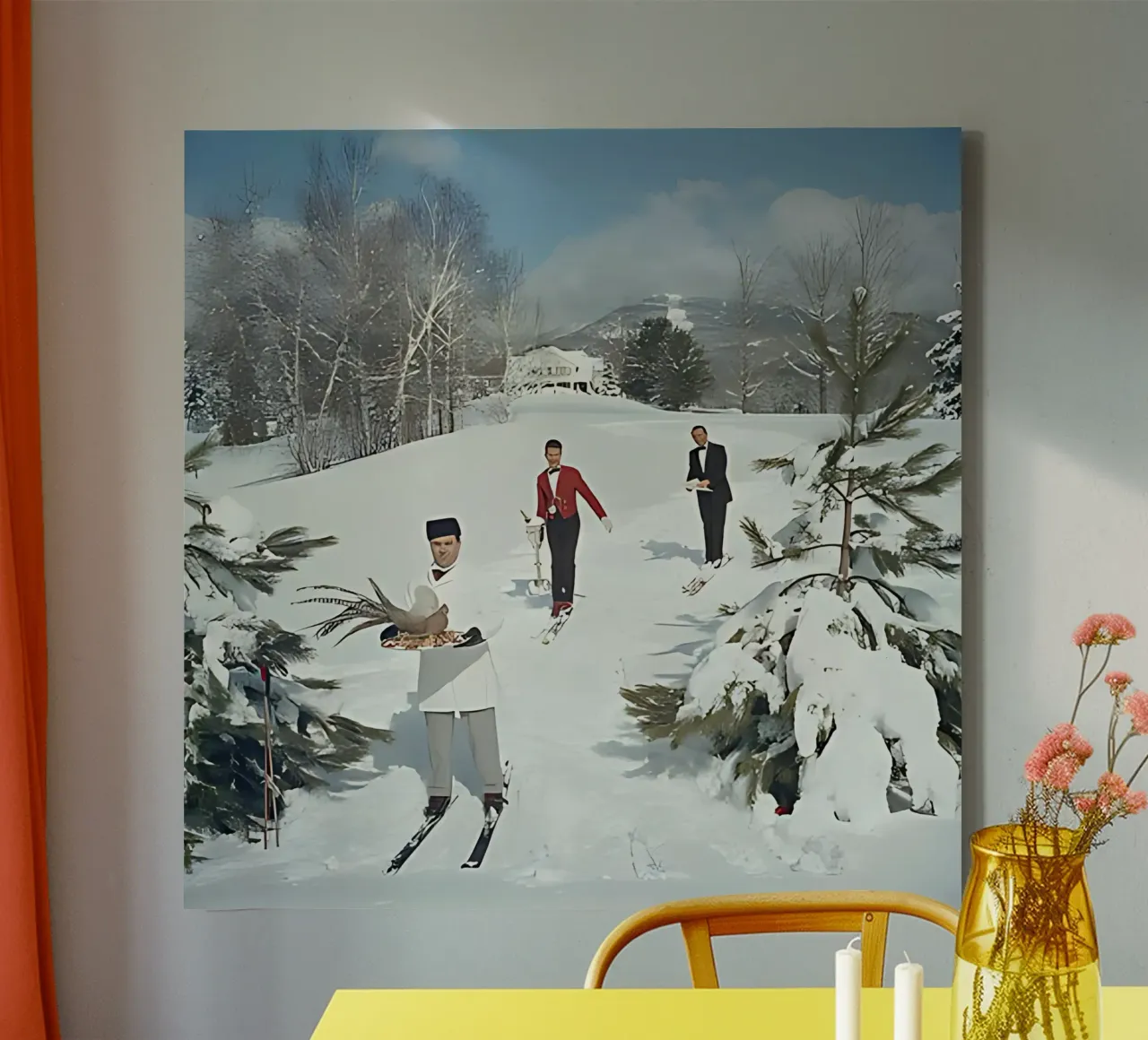 Slim Aarons photo 14 canvas with Floater frame by domherrick1