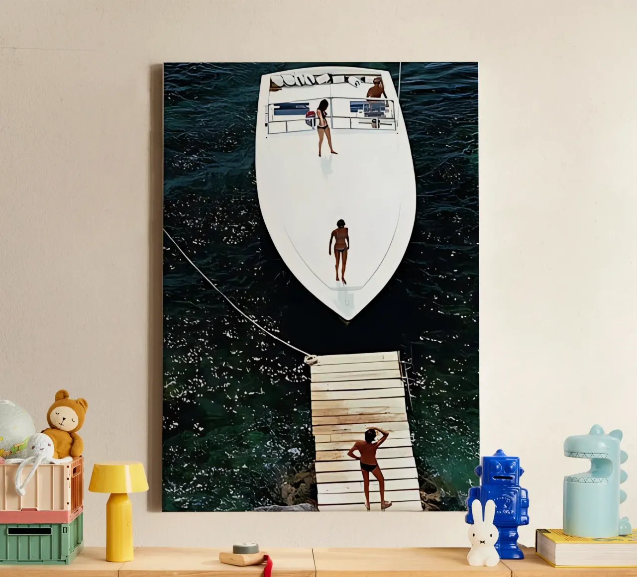 Slim Aarons photo 15 canvas with Floater frame by domherrick1
