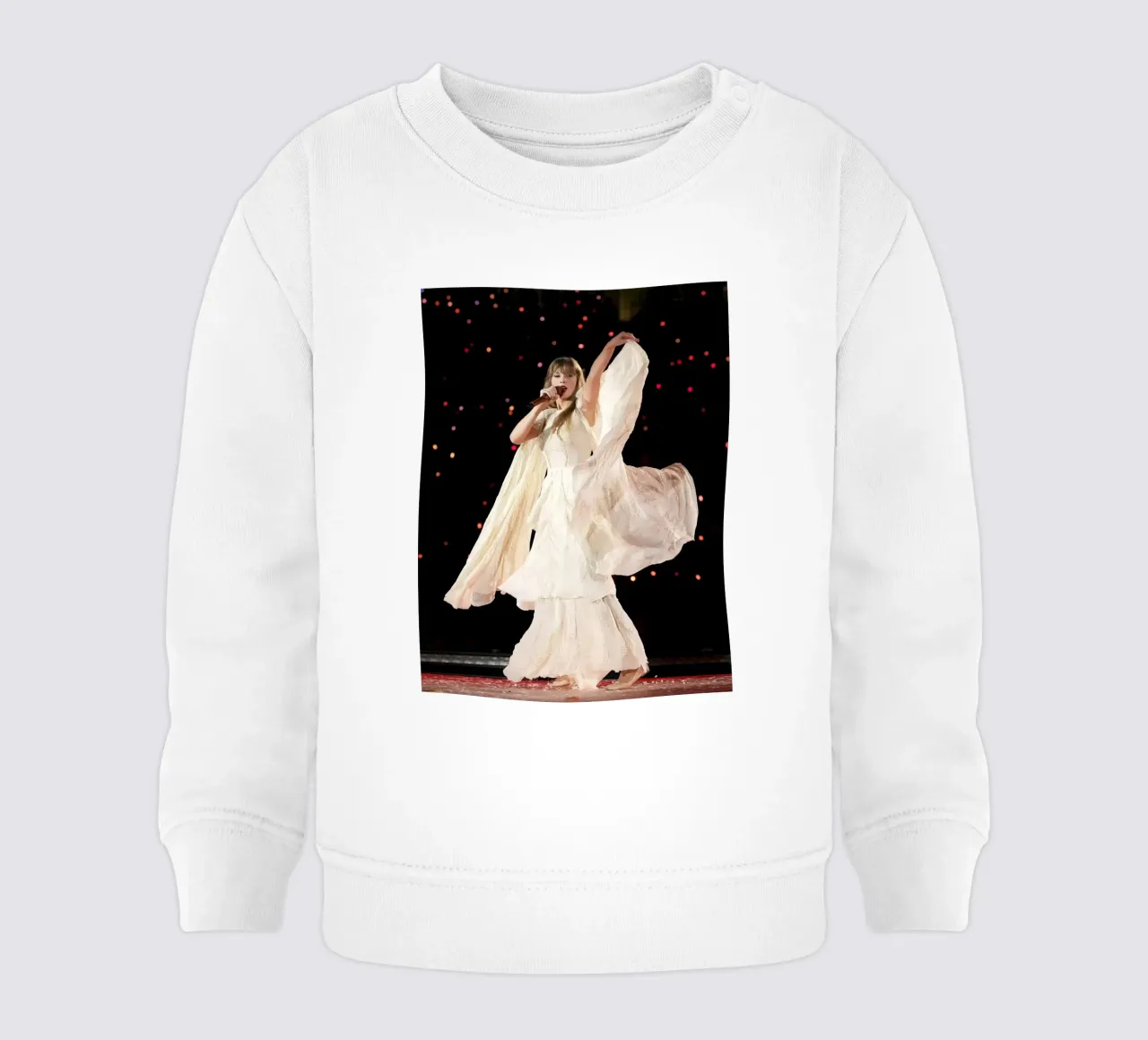 Abito bianco Concerto di Taylor Swift felpa neonato da ramdakjagualma