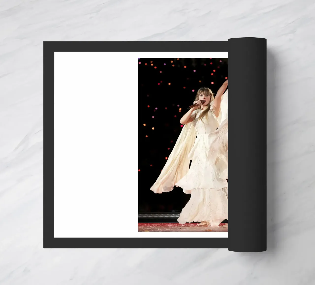 Abito bianco Concerto di Taylor Swift zerbino da ramdakjagualma