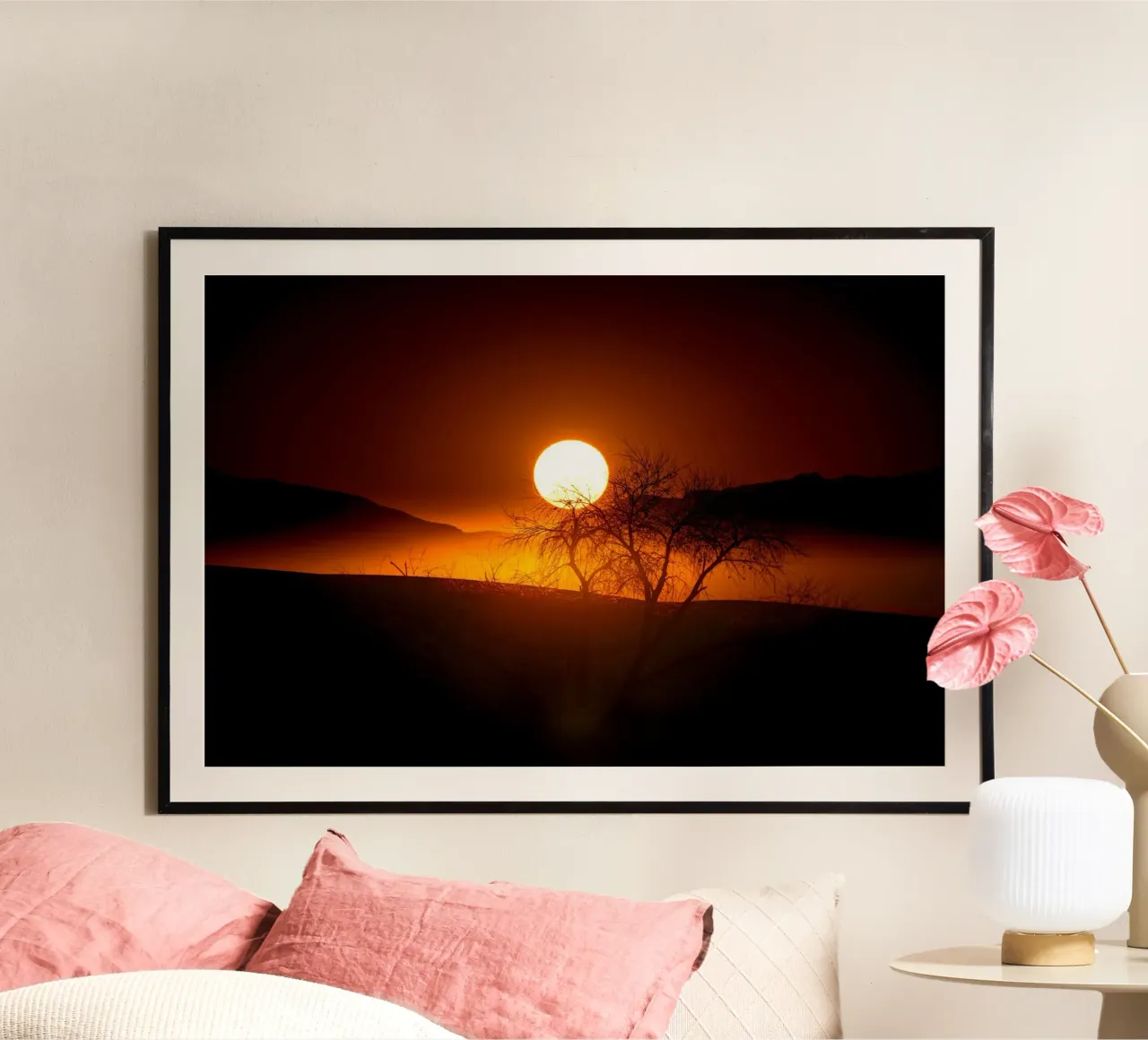 l'alba sulla montagna poster da Earthly Visions